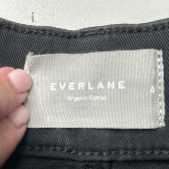 Everlane The Organic Straight Leg Pants Black Size 4 - Picture 5 of 11